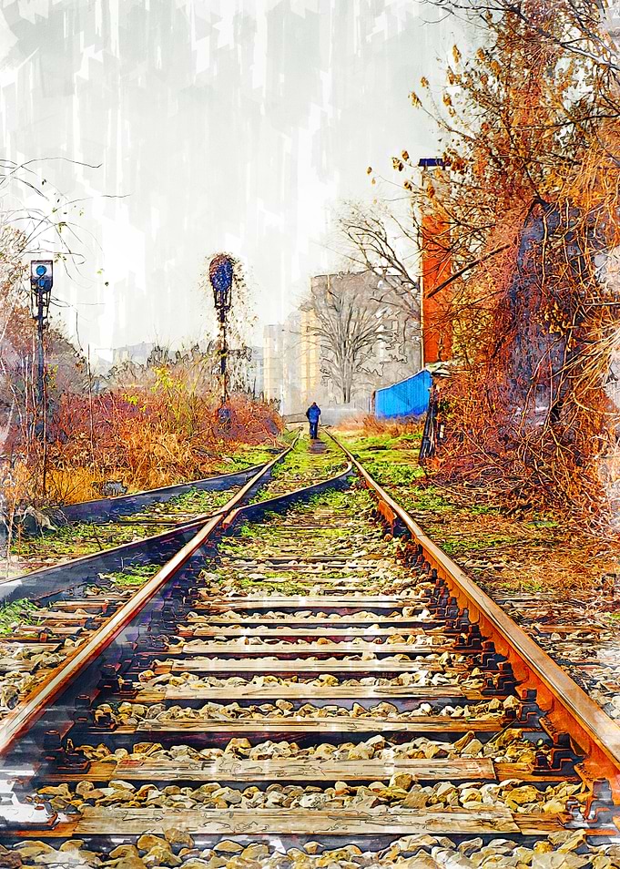 Train Tracks Railway 3