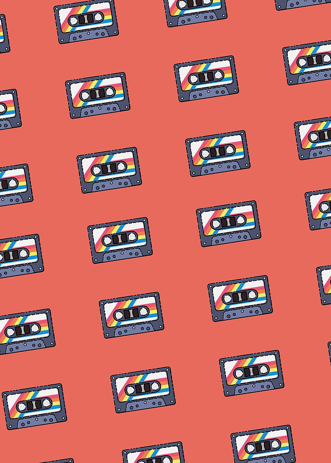 Cassette tape RED