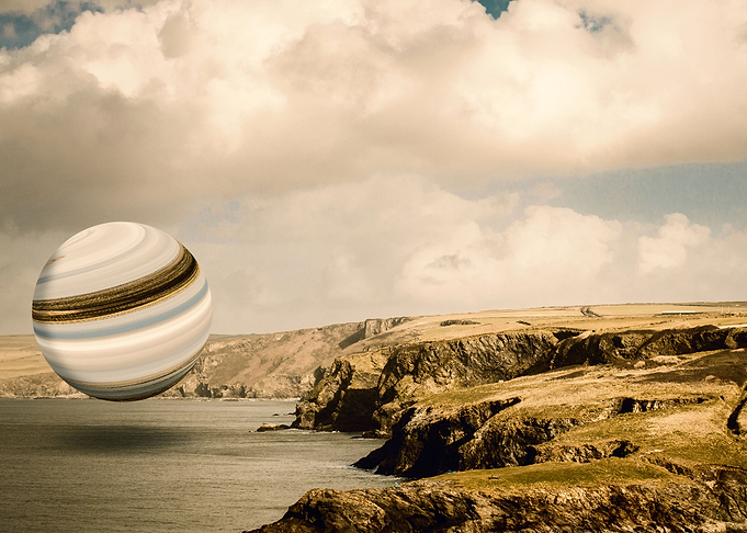 Sphere and landscape