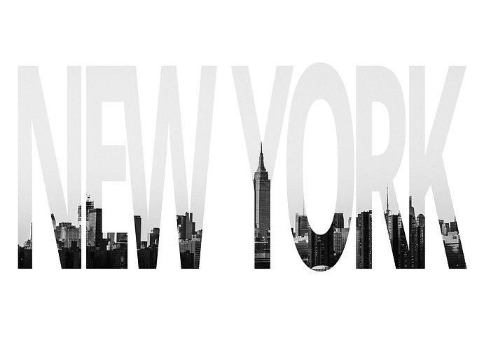New York Double Exposure