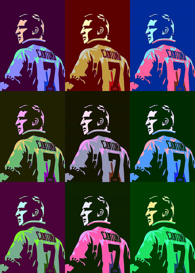 Eric Cantona Warhol 2