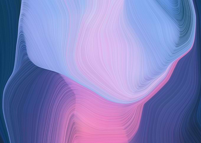 colorful fluid lines art