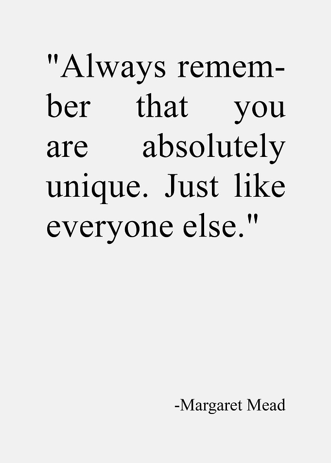 You are Unique