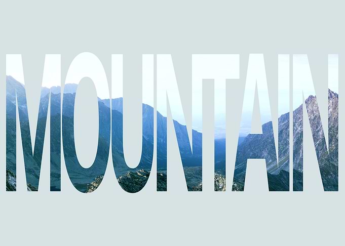 Mountain Double Exposure