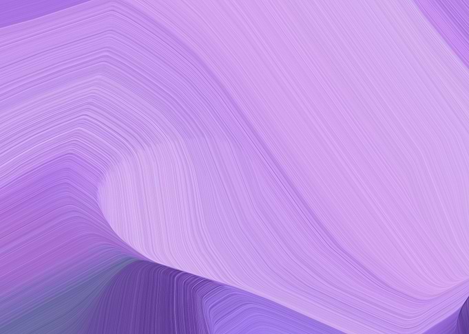 violet curves and waves