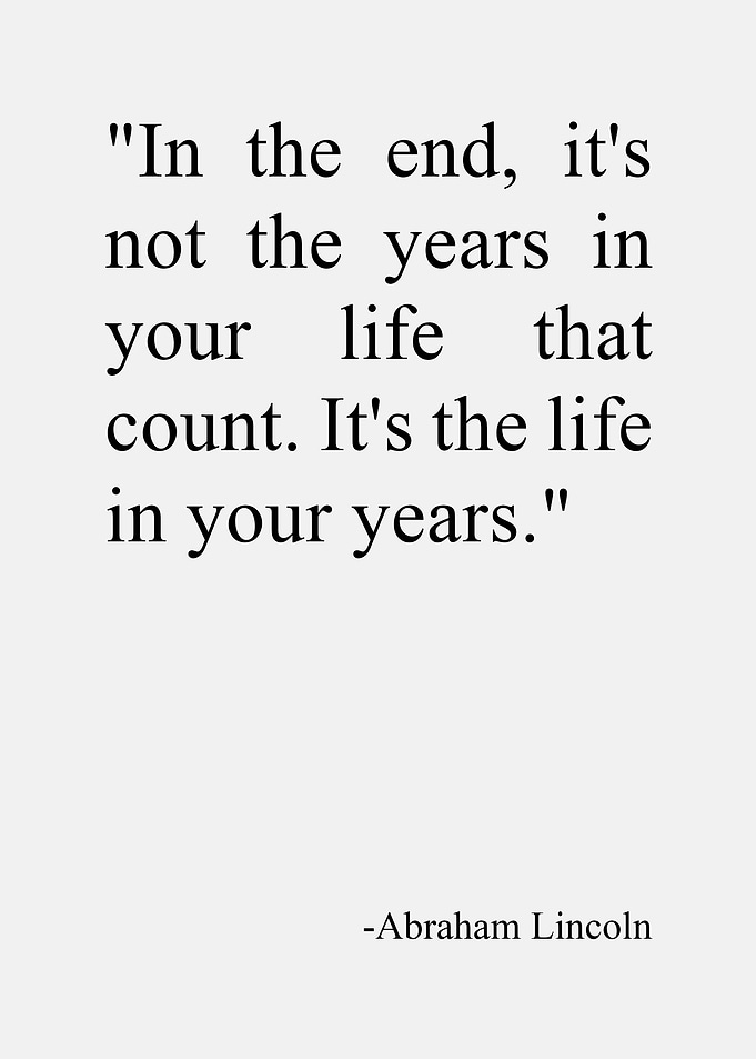 In the end
