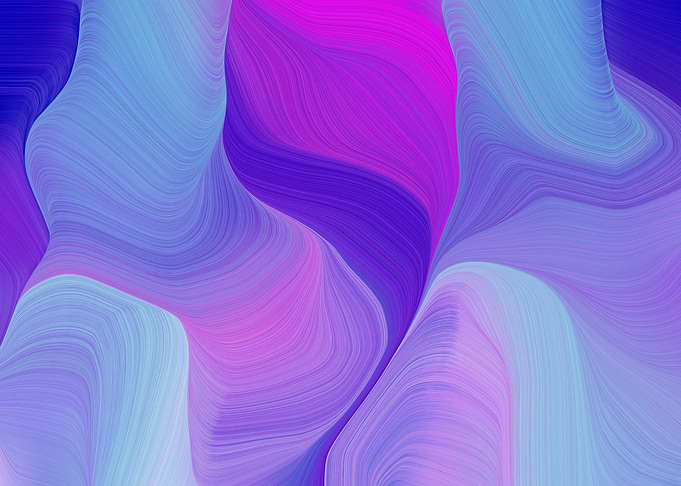 colorful fluid lines art