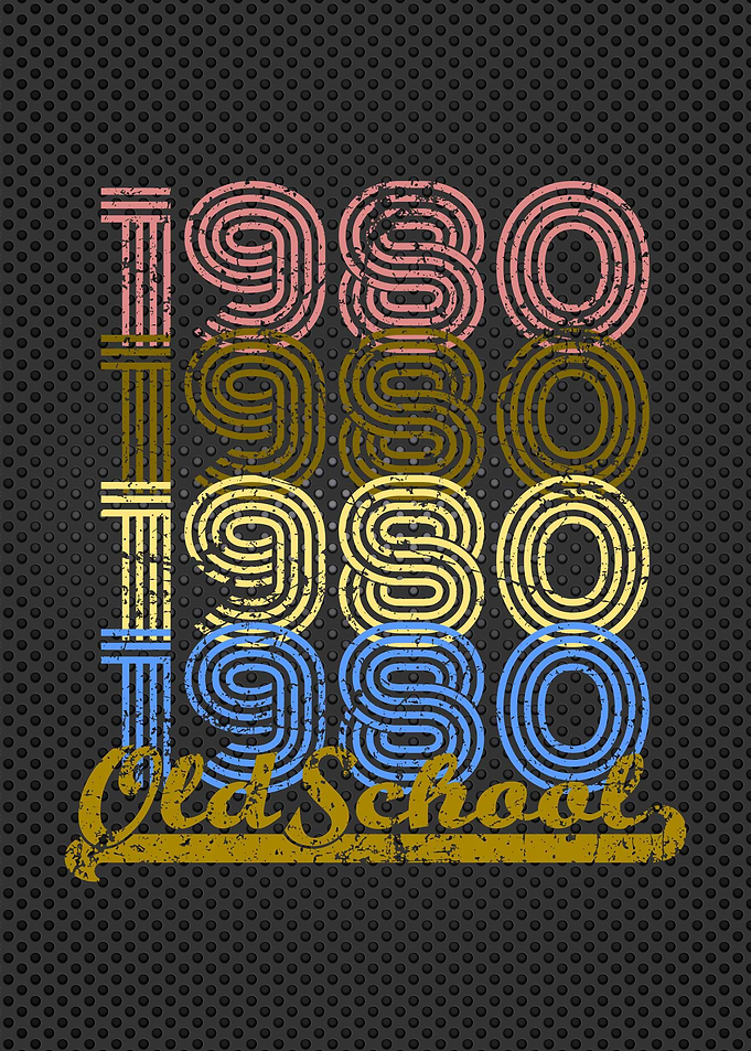 Cool Old School 1980 Gift