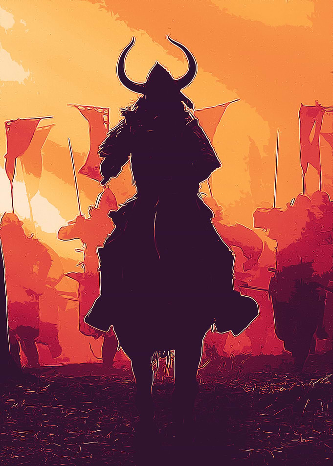 samurai war art