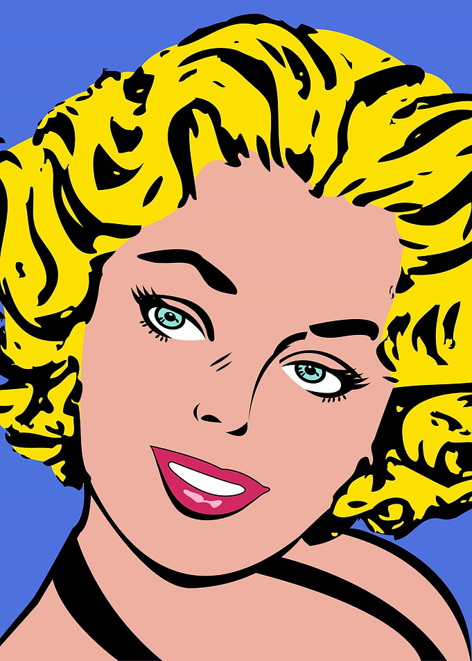 Blond Woman Portrait