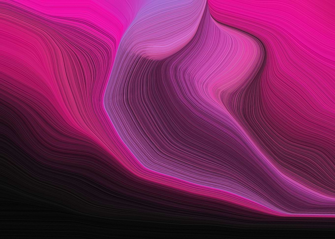 colorful fluid lines art