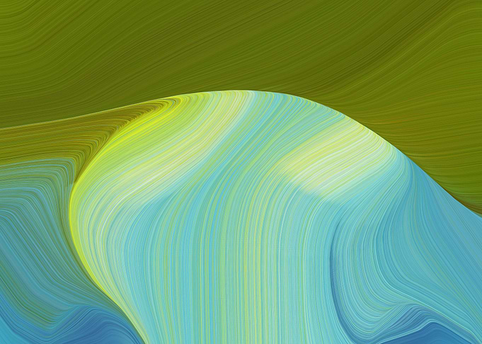 colorful waves and curves