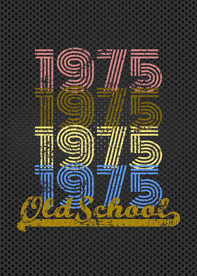 Cool Old School 1975 Gift