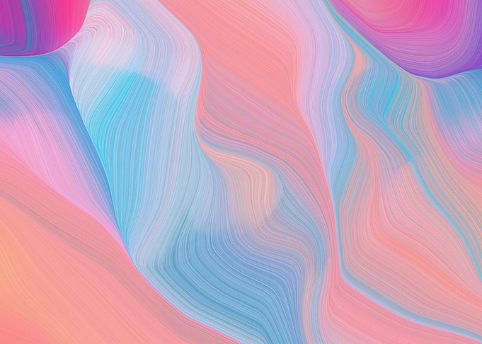 colorful fluid lines art