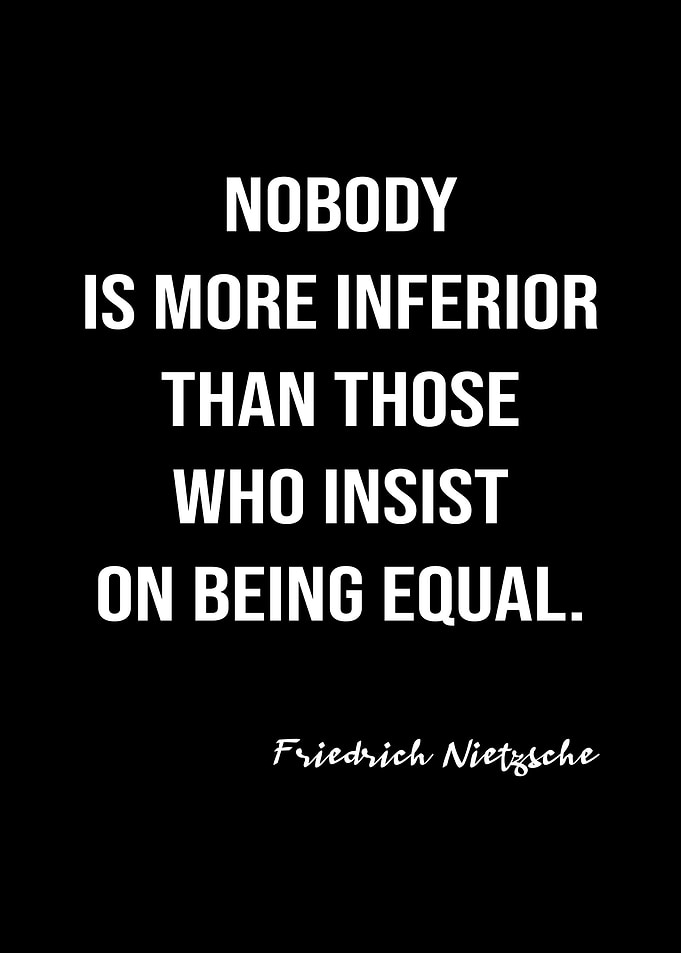 Nietzsche On Being Equal