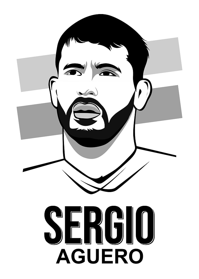 Sergio Aguero Footballer