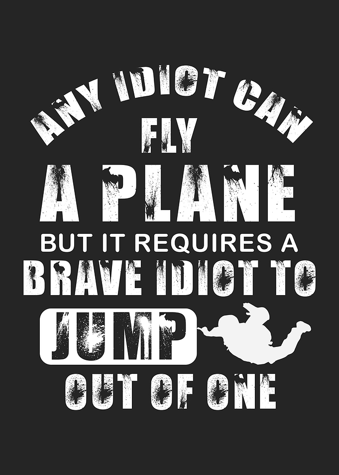 Skydiver Funny Gift Idea