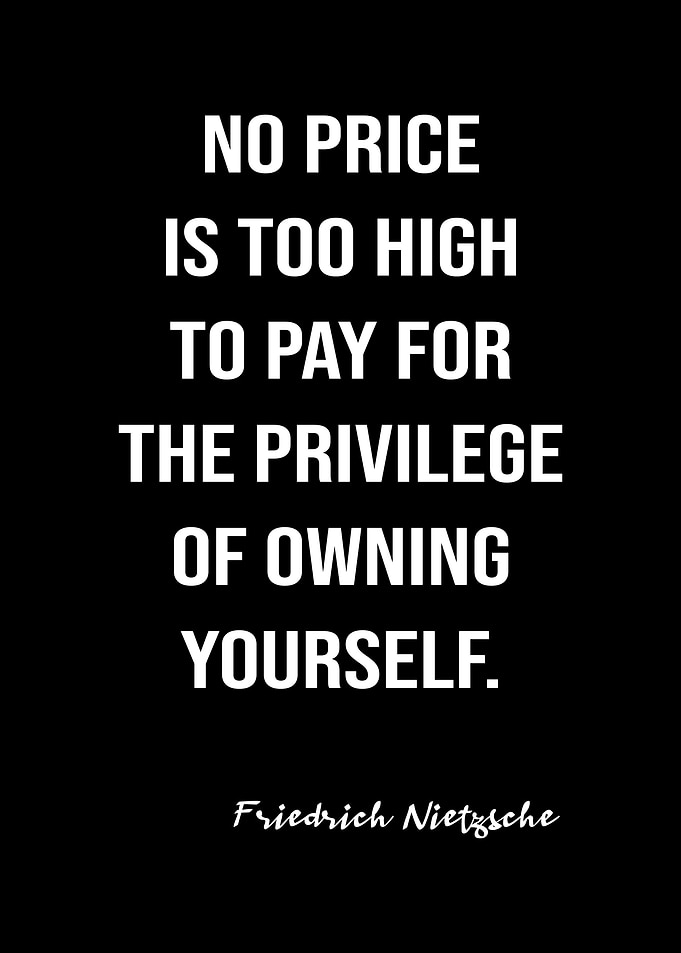 Nietzsche Owning Yourself