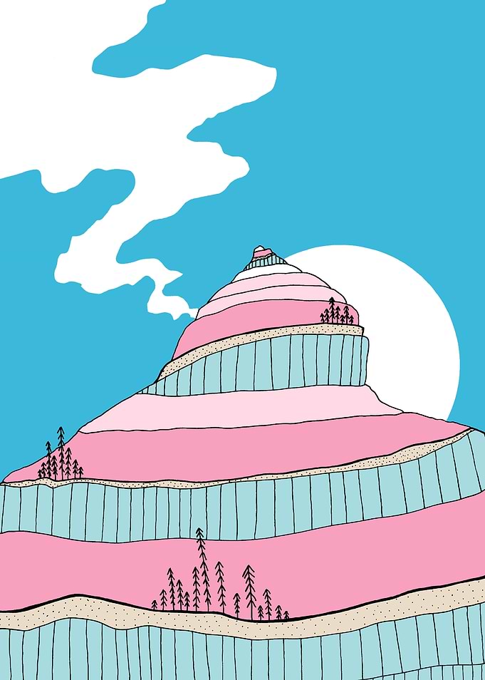 Cupcake mountain