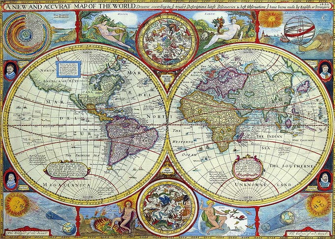 World Map 1626