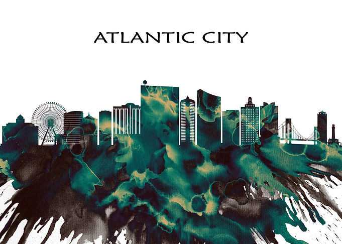 Atlantic City Skyline