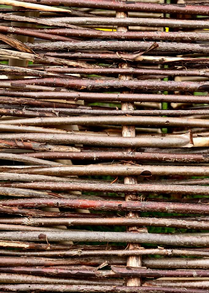 Vintage Wicker Fencing