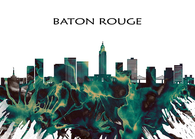 Baton Rouge Skyline
