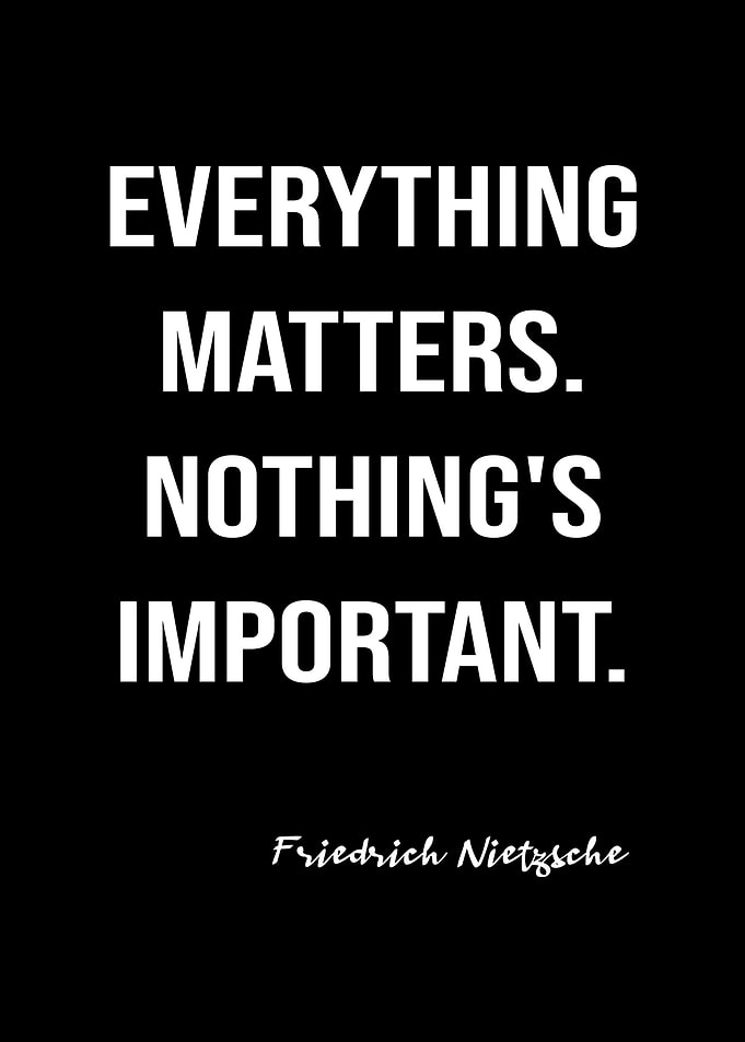 Nietzsche On Important