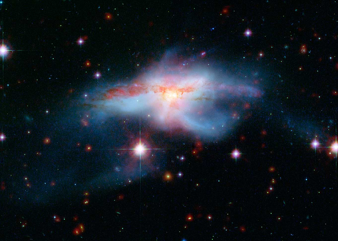 colliding galaxies