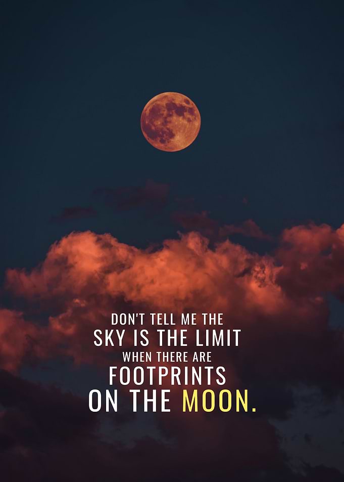 Footprints on the Moon