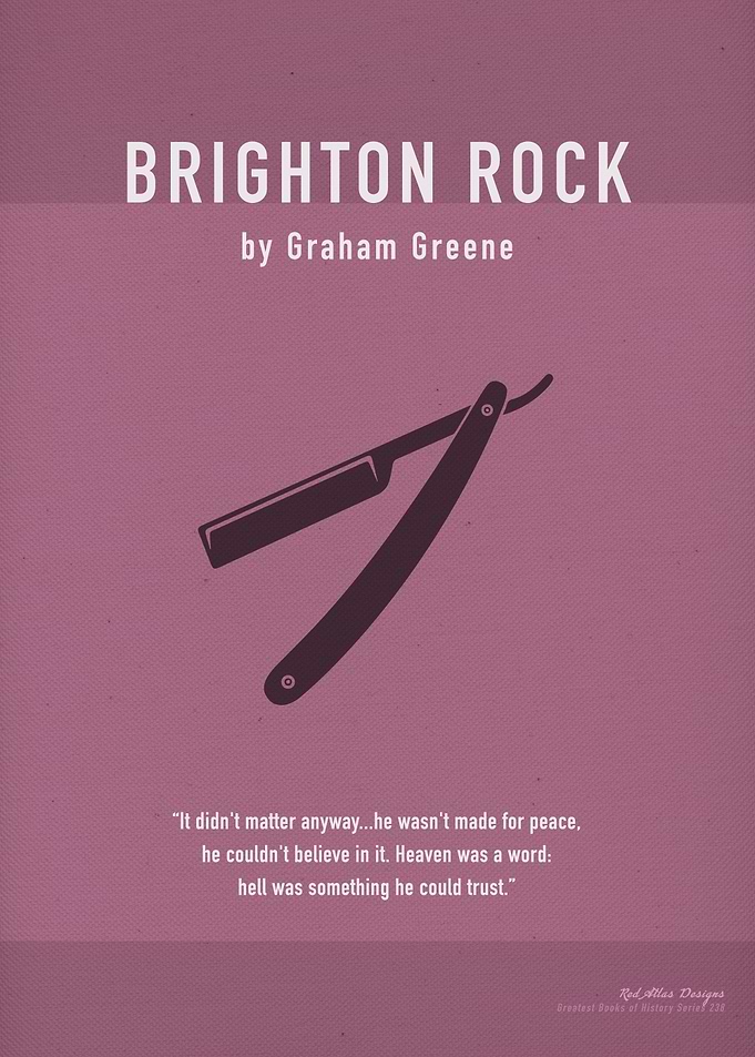 Brighton Rock Book Art