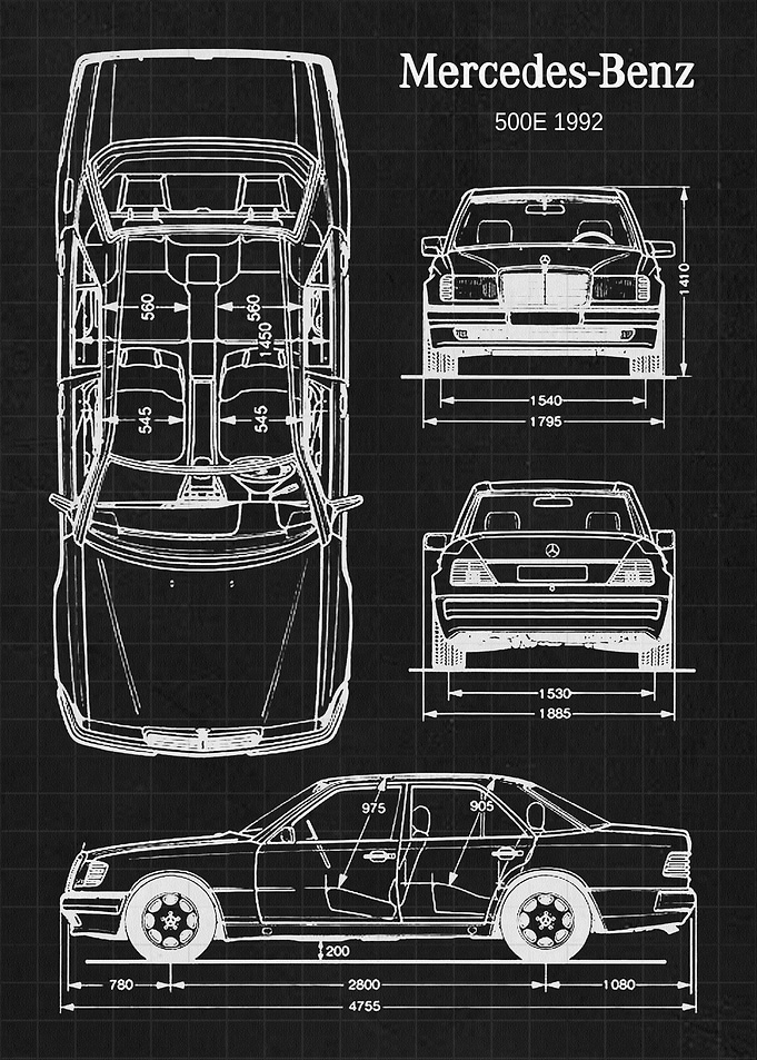 MercedesBenz 500E 1992
