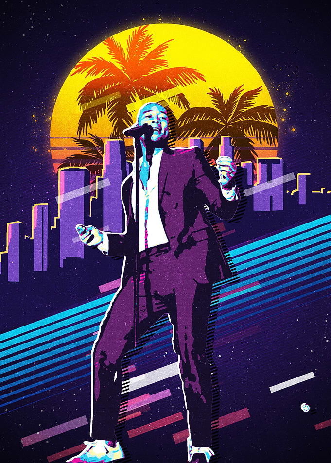 John Legend retro
