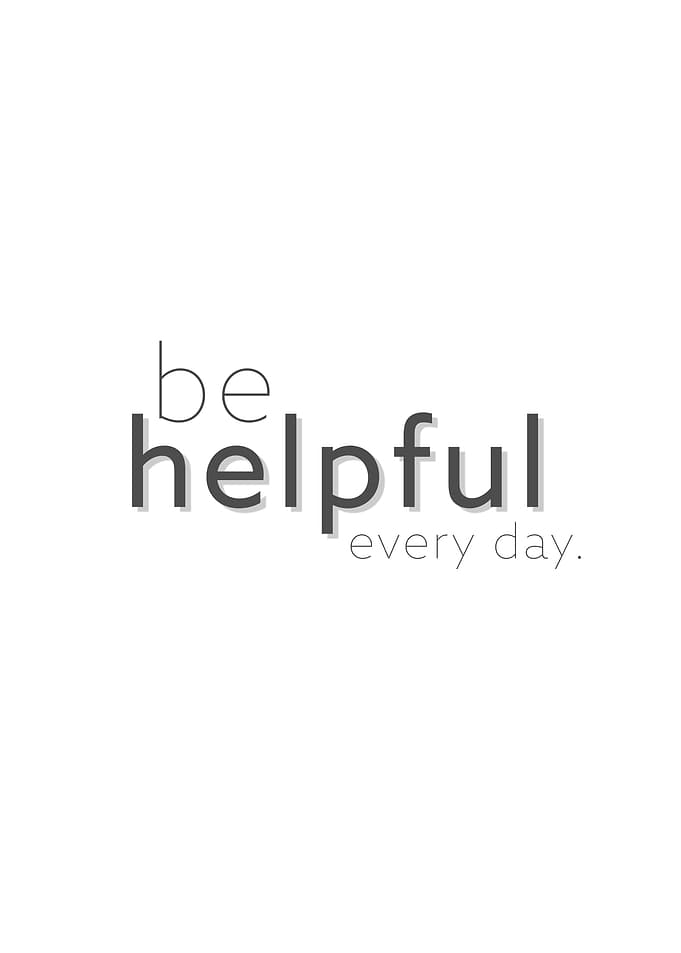 be helpful