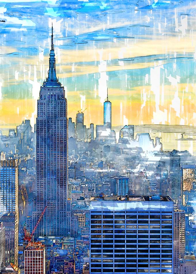 New York Tower Skyline