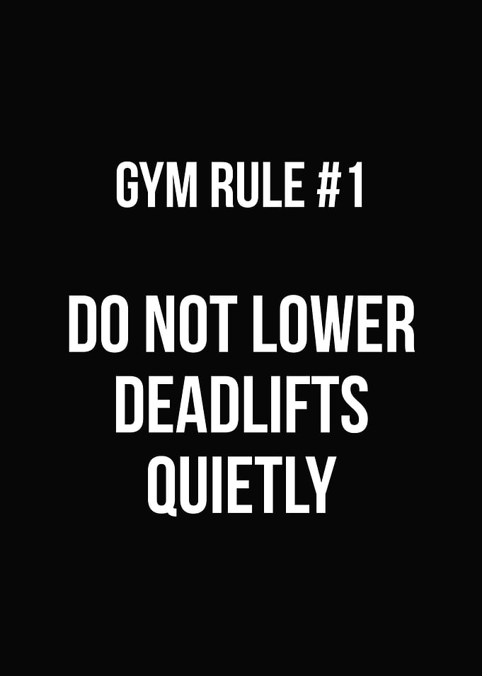 Gym Rule 1