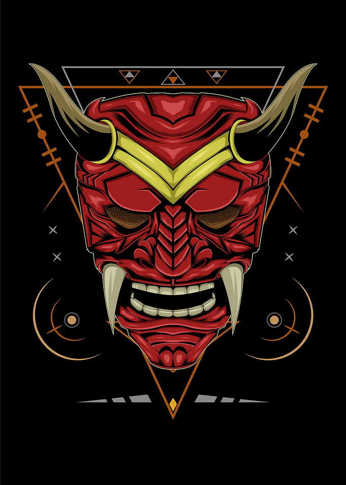 red devil illustration
