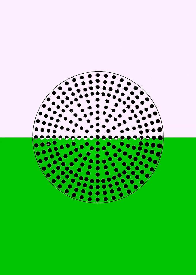Abstract Sunrise Green