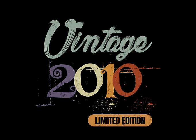 2010 Vintage Birthday Gift