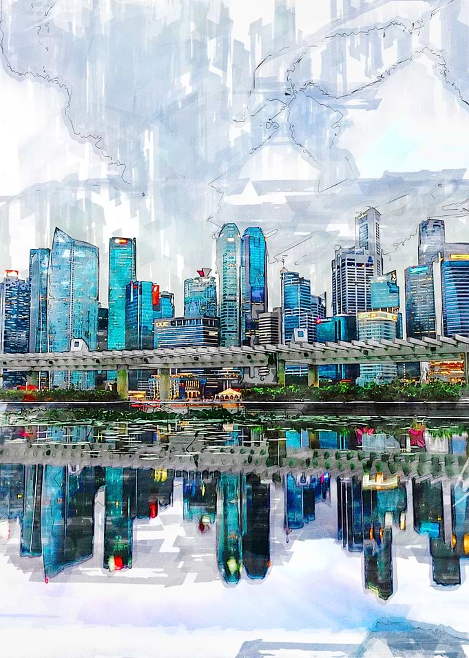 Singapore City Skyline