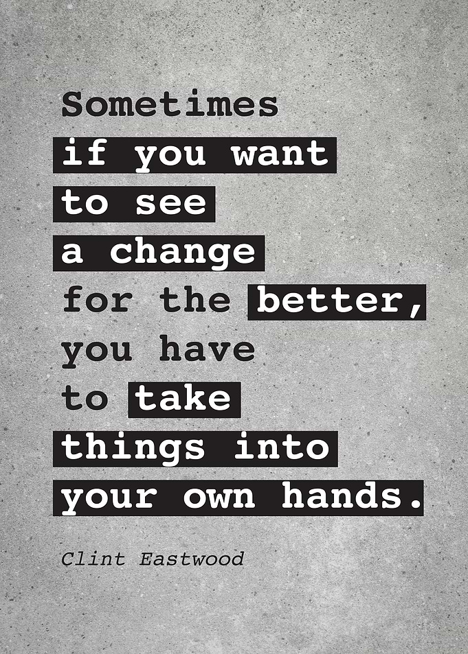 Clint Eastwood Quote L025