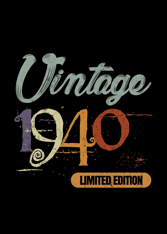 1940 Vintage Birthday Gift