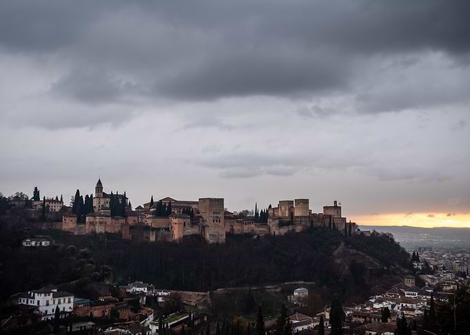 Alhambra at Sunset