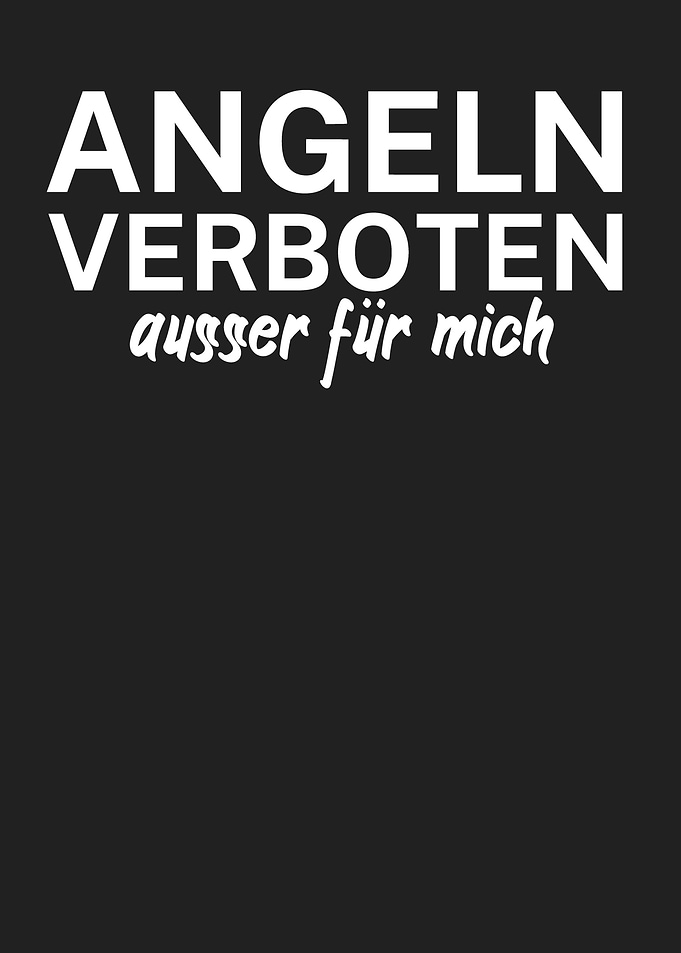 Angeln Verboten