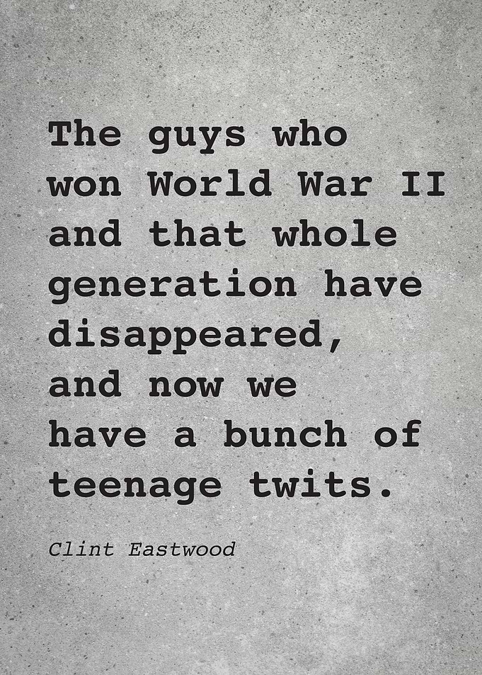 Clint Eastwood Quote L023