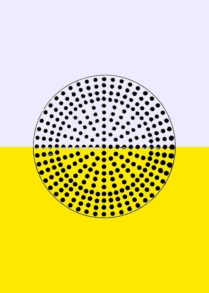 Abstract Sunrise Yellow