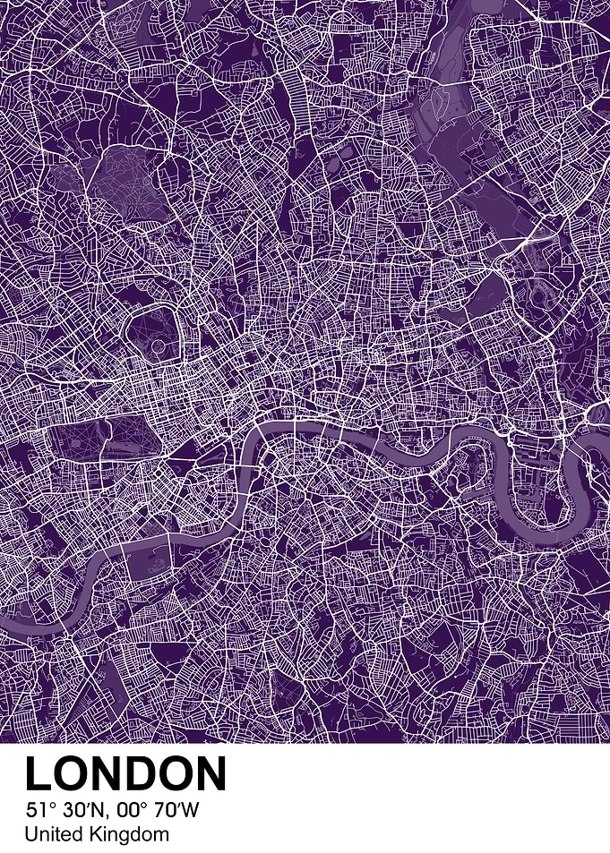 longdon color city map