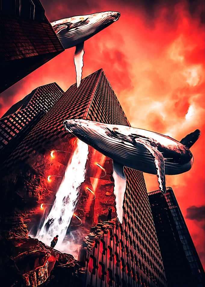 Skyscrapers and whales