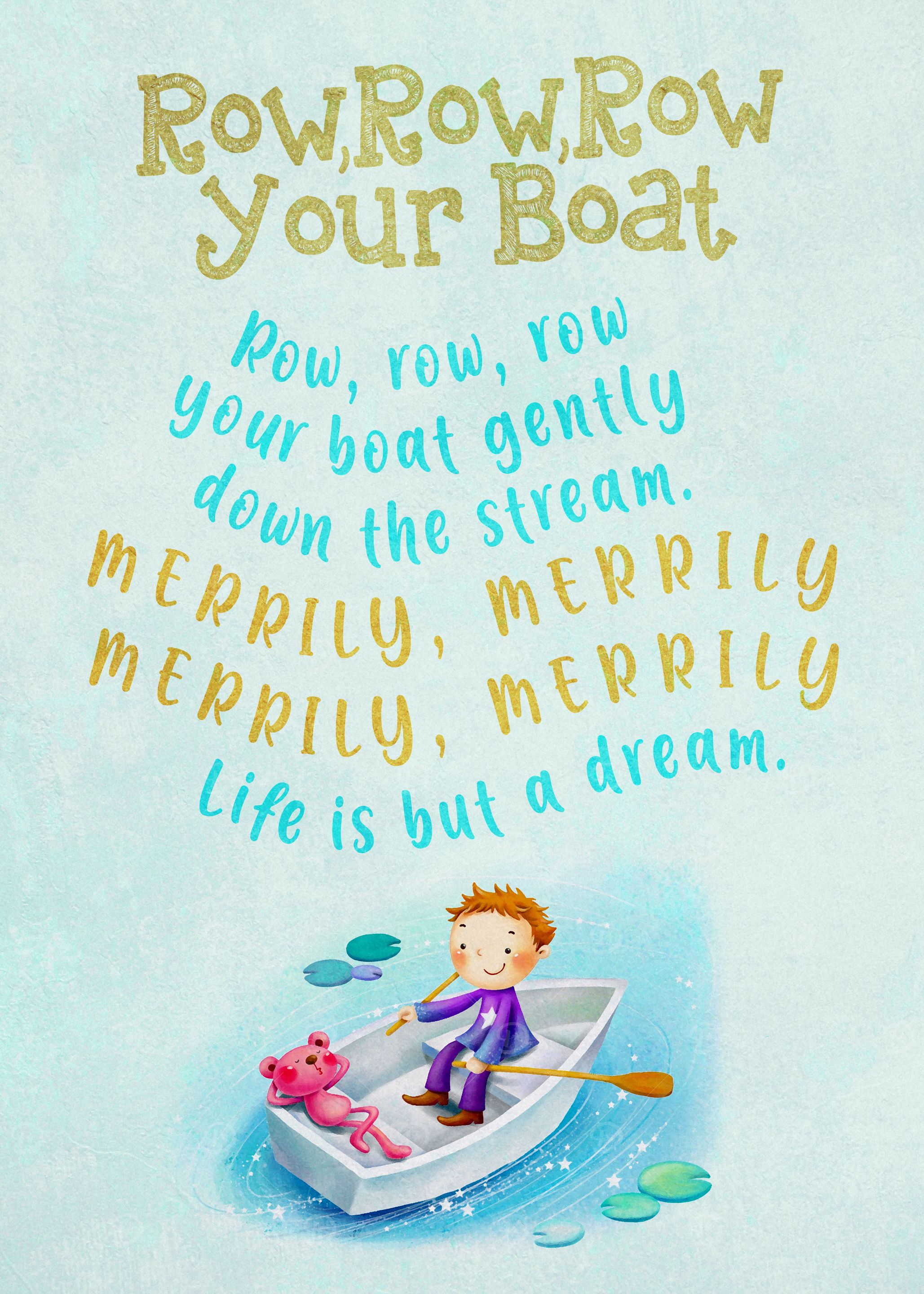 Kids Nursery Rhyme Boat