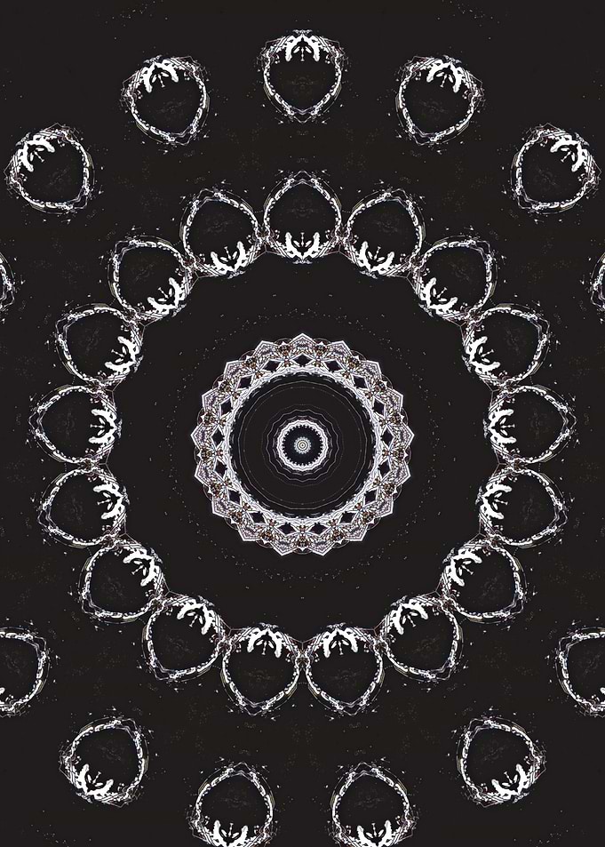 Kaleidoskop black white